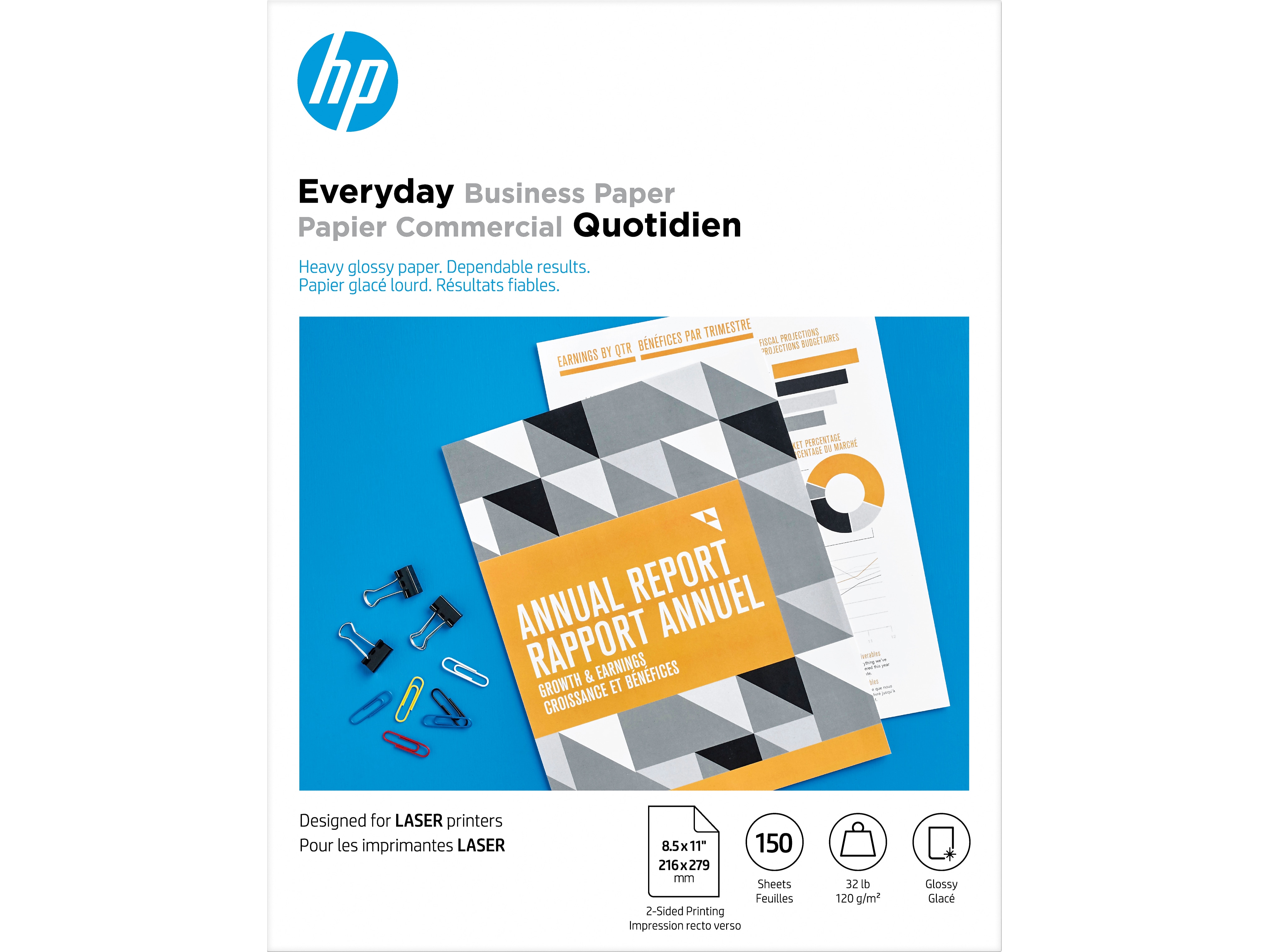 HP Everyday Business Glossy Photo Paper, 8.5 x 4WN08A 193424799619 eBay