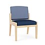 Lesro Amherst Wood Vinyl Guest Chair, Armless, Blue (AW1102.WNA-02CHLN.03PPIB)~#|#~000A39C1-01F5-4676-803D7F682820A360_sc7