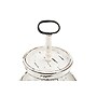 Storied Home Distressed Cream Wood 2-Tier Tray with Metal Handle (EC0125)~#|#~000CBA76-5859-49F6-A944715D0A0585C7_sc7