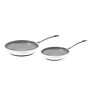 Cuisinart Professional Stainless Steel Skillet Set, White, 2/Set (MW89228NS10NS)~#|#~00119FC6-5CA2-4715-ACDD2FC628E9CD10_sc7