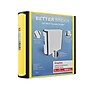 Staples Heavy Duty 3" 3-Ring Better Binder, D-Ring, Yellow (ST55895-CC)~#|#~001D5DD7-E4AB-4D60-BDDC7325A68BDB4E_sc7
