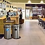 Alpine Industries Stainless Steel Recycling Bin and Trash Can with Open Lid, 34 Gallon, Silver, 2/Pack (ALP470-65L-R-T)~#|#~002FC127-3B74-4C5B-B65BD65D3709C462_sc7