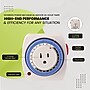 GoGreen Power Indoor AC Timer, White (GG-36011)~#|#~0042A4CC-25C9-4DBF-A6B6A0C4F26D80E1_sc7