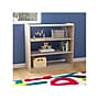 Flash Furniture Bright Beginnings 3-Section Open Storage Unit, 24.5"H x 31.5"W x 11.75"D, Brown (MK-KE23971-GG)~#|#~005630B3-C785-449F-A0FD0D2EC3C9722D_sc7