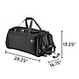Skyway Luggage Sigma 7.0 28" Polyester Telescoping Travel Duffel with Wheels, Black (177-28-001-RDF)~#|#~005DA91F-FAA5-4B09-80E2D69B47B85DAA_sc7