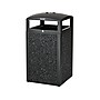 Alpine Industries Steel Outdoor Trash Can with Dome Lid and Ashtray, 40 Gallon, Gray Stone (472-40-GRYS)~#|#~006D82CA-B07E-481A-8E2E5639E7515A65_sc7