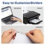 Avery Big Tab Extra-Wide Insertable Paper Dividers, 5 Tab, Clear, Clear Reinforced (11221)~#|#~0070E09C-7E39-40AB-A7D9A3099C0E12EB_sc7