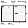 2027 Staples 8" x 11" Daily Appointment Book, Plastic Cover, Black (ST21487-27)~#|#~0071E926-0129-43B1-AA4D9D2206ECFA4B_sc7