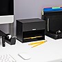 Mind Reader Plastic Straw Dispenser, Black (STRAWPUSH-BLK)~#|#~00833F24-1AFD-47BC-8FCF1027F312D917_sc7