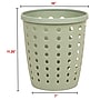Staples Plastic Trash Can, 2.8 Gallon, Sage Green, 3/Pack (ST63900)~#|#~008553E6-9D6A-4A85-A445D18CD06CBEF8_sc7