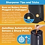Bostitch Rechargeable Battery Powered Pencil Sharpener, Black (RPS10V-BLK)~#|#~00885166-F452-4DA6-AF032FE90FDE704D_sc7
