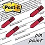 Post-it 'Sign Here' Message Flags, .47" Wide, Red, 80 Flags/Pack (684-RDSH)~#|#~008B8962-57AD-48C5-B87063AEB7FA8A23_sc7