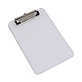 Universal Plastic Clipboard With Low Profile Clip, 1/2" Capacity, Holds 5 X 8, Clear~#|#~00972533-219F-46EC-9D4CC70623023F7B_sc7