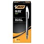 BIC Glide Exact Retractable Ballpoint Pen, Fine Point, Black Ink, Dozen (VCGN11BK)~#|#~s1206149_sc7
