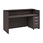 Bush Business Furniture Arrive 72"W Reception Desk with Shelf and Mobile File Cabinet, Storm Gray (ARV005SG)~#|#~00A7CB36-7BF0-4BFB-97C40FAE27893BC2_sc7