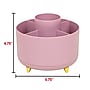 Staples 5-Compartment Rotating Plastic Desk Organizer, Dusty Pink (ST63865)~#|#~00B581CF-5A09-4819-A467B67310A9C808_sc7