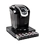 Mind Reader Metal Single Serve Coffee Pod Drawer, 36 Pod Capacity, Black (MTRAY-BLK)~#|#~00BFF660-BFB7-46BA-B6A32F236CDFCB58_sc7