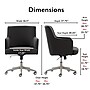 Tommy Hilfiger Belmont Ergonomic Twill Swivel Executive Chair, Gray (CHR10061B)~#|#~00C2804A-534F-4887-BB5ECDA3C5FC94D7_sc7