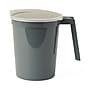 Medline Non-insulated Plastic Pitchers, Graphite, 100/Pack (DYND80535)~#|#~00CC91EA-6F5C-4AF0-8E71C9F097B66784_sc7