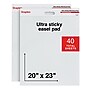 Staples Ultra Sticky Wall Easel Pad, 20" x 23", 20 Sheets/Pad, 2 Pads/Pack - Easel Pad for Meetings & Classrooms~#|#~00F119C7-B820-4AF6-8B6DC74A614F263F_sc7