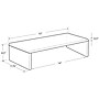 Azar 7.75" x 15" Acrylic Laptop Stand, Clear (515385-1PK)~#|#~00FB504A-AC82-437E-BE41CE413E8946B0_sc7