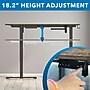 Mount-It! 63"W Electric L-Shaped Corner Adjustable Standing Desk, Rustic Brown/Black (MI-15010)~#|#~011240E7-BC5E-4F27-9E523E256844846C_sc7