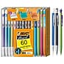 BIC Xtra Variety Pack Mechanical Pencils, Various Tips, #2 Lead, 60/Pack (WX7TG026-BLK)~#|#~01225EDB-6A31-45E7-BE38652AC8B7C0CE_sc7