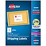 Avery Sure Feed Laser/Inkjet Shipping Labels, 3-1/3" x 4", White, 6 Labels/Sheet, 250 Sheets/Box, 1,500 Labels/Box (95940)~#|#~01396DC2-0376-483B-8DAE103180DC232B_sc7