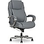 La-Z-Boy Niall AIR Lumbar Pro+ Ergonomic Faux Leather Executive Big & Tall Chair, 400 lb. Capacity, Cool Gray (60114-CGRY)~#|#~01431AF4-9953-4A19-80676978F82D48A4_sc7