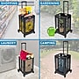 Mount-It! Mobile Rolling Mesh Utility Cart, Black (MI-906)~#|#~0171450E-AA04-4A36-9F485716A5E5619C_sc7