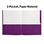Staples Smooth 2-Pocket Paper Folder, Purple, 25/Box (27536-CC)~#|#~01733A1D-FFEA-46C8-9E93A7BDD918F08A_sc7