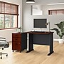 Bush Business Furniture Cubix 36W Desk with Mobile File Cabinet, Hansen Cherry/Galaxy (SRA024HCSU)~#|#~0189C32B-0D33-4041-84D15ADFA33ABACA_sc7