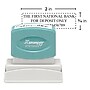 Xstamper 2"W Custom Pre-Inked Stamp, Assorted Ink, Each (N13)~#|#~018F6ED3-CE3B-4CF2-BCBAEDCC525B0D01_sc7