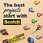 Scotch Permanent Double Sided Tape With Dispenser, 0.5" x 13.9 yds., Clear, 6/Pack (6137H-2PC-MP)~#|#~01C01CD1-0EAF-4C87-BFFD3CE8EFF1D0B9_sc7
