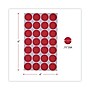 Universal Media Label, 0.75"Dia., Red, 28/Sheet, 36 Sheets/Pack (UNV40103)~#|#~01C21C88-BD40-4251-A3F523C542DC1547_sc7