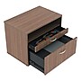 Alera®,  Open Office Series Low File Cabinet Credenza, 29 1/2×19 1/8×22 7/8,Modern Walnut~#|#~01D3063F-4D70-49DA-BD52050C882F5E59_sc7