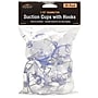 Excello Brands Suction Cups with Hooks, Clear, 25/Pack (SC-25PK)~#|#~01F333DB-0B63-4D4E-A917D8AD97B1EDFF_sc7
