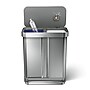 simplehuman Stainless Steel Dual Compartment Trash & Recycling Step Can, 15 Gallon (CW2116)~#|#~01FCF940-D8B4-4959-AD4E3C70ACA6E32E_sc7