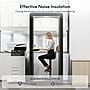 FlexiSpot NeoPod Modular Series Sound Absorbing Privacy Booth, Black (P1F-3B)~#|#~02065D4F-F541-451D-B97B8561A22B9CD0_sc7