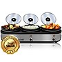 MegaChef Triple 2.5 Quart Slow Cooker, Brushed Silver (938109458M)~#|#~021A95ED-AE42-4AB0-83AF1C7A9737BBD6_sc7