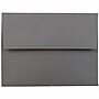 JAM Paper A2 Booklet Envelope 4 3/8" x 5 3/4", Dark Grey, 100/Pack (36396432d)~#|#~023440D9-1A17-4CD2-A7FDB6520DC79C2E_sc7
