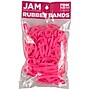 JAM Paper Colored Multi-Purpose #33 Rubber Bands, 3.5" x 0.125", Non-Latex, Pink, 100/Pack (333RBPI)~#|#~024EF29E-A141-4CC1-B8B6517A03A727C0_sc7