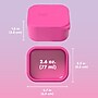 bentgo Kids Snack Container, Lavender/Hot Pink, 2.6 oz. (BGKDCHSC-LP)~#|#~02597C8A-E843-4AED-BAEEA9AFB5813ECC_sc7