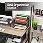 Mind Reader Metal Front Loading Letter Tray, Black (ACCOFILE-BLK)~#|#~025C6651-AACD-44D8-AE85925A02FC858D_sc7
