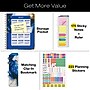 2026-2027 Excello Brands 8.5" x 11" Academic Weekly & Monthly Planner, Paperboard Cover, Dark Blue Marble (FSHN-AY26-8511-23)~#|#~02614678-60CC-458F-BA685FDAFF3EAA04_sc7