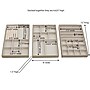 Household Essentials Stackable Jewelry Trays 3 Varieties with Compartments for Necklaces, (HH742-1)~#|#~0263698C-7BF5-4ADE-8D7AE2717287F840_sc7