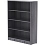 Lorell 48" 4-Shelf Bookcase with Adjustable Shelves, Weathered Charcoal Laminate (LLR69566)~#|#~026502B4-4D7A-4B50-BBCBFD222E295CA5_sc7