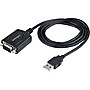 StarTech 3' USB-A to RS-232 Serial Adapter Cable, Male to Male, Black, Prolific Chip, COM Retention (1P3FPC-USB-SERIAL)~#|#~026FDCFB-6C04-4F2A-A1435909C38FFA47_sc7