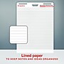 Staples Ultra Sticky Wall Easel Pad, 25" x 30", Lined, 30 Sheets/Pad, 6 Pads/Pack (ST62842)~#|#~027C9549-0597-40CA-BD334BE0ED2DCAE2_sc7