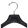 Nahanco 19" Plastic Concave Wide Shouldered Jacket Hanger, Black, 50/Pack (2293)~#|#~02923F19-17FF-4D3C-BC23EDF61E35DB84_sc7
